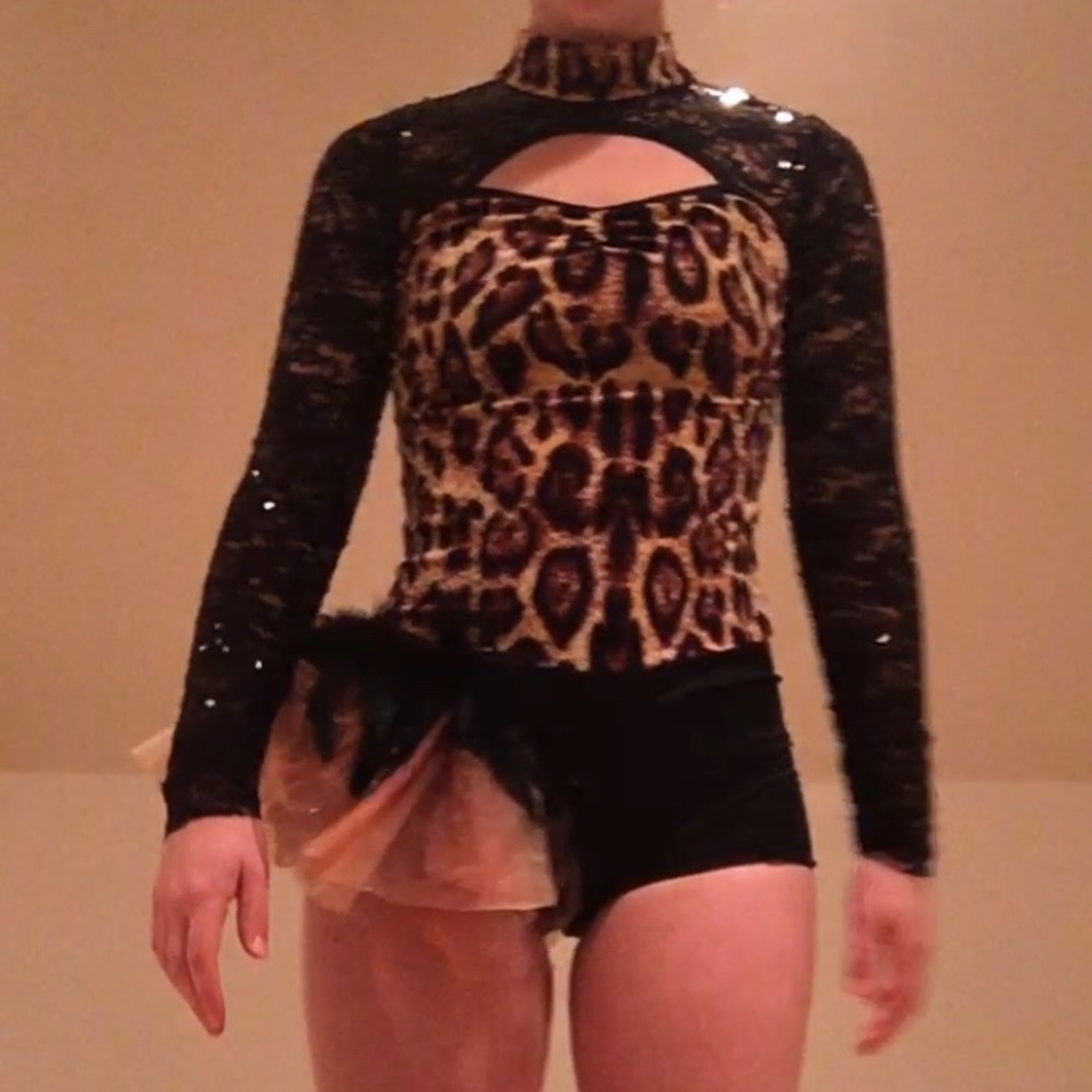 Cheetah Print Dance Costume